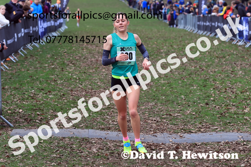 Womens Under-20s 2026 UK CAU Inter Counties Cross Country, Wollaton Park, Nottingham. Photo: David T. Hewitson/Sports for All Pics